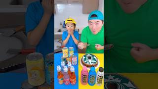 Japanese drinks vs American drinks ice cream challenge🍨 07 funny by Ethan Funny Family [upl. by Goldfinch]