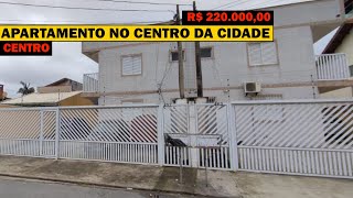 APARTAMENTO NO CORAÇÃO DA CIDADE À 200M DO MAR VALOR DE R 22000000  Peruíbe SP  Litoral Sul [upl. by Idhem]