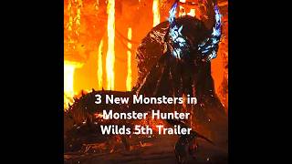 3 New Monsters in MH Wilds 5th Trailer [upl. by Dihsar821]