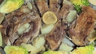 Cabrito crujiente hecho al horno Vídeo receta 133 Aquí cocinamos todos Cooking recipe [upl. by Ariew]