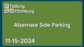 Alternate Side Parking in Fitchburg [upl. by Milton]