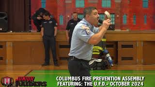 Columbus School Fire Prevention AssemblyOctober 2024 [upl. by Namar]