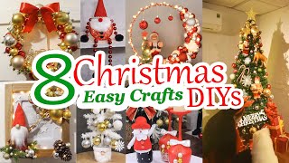 8 Easy Diy Christmas Decoration Ideas At Home 2024  Christmas Crafts [upl. by Llehsar]