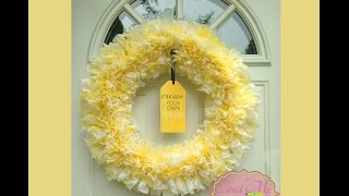 DIY Tablecloth Wreath Is It As Easy As It Looks [upl. by Francis]