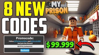 MY PRISON CODES 2024  MY PRISON CODES  ROBLOX MY PRISON CODES  CODES FOR MY PRISON [upl. by Krug]