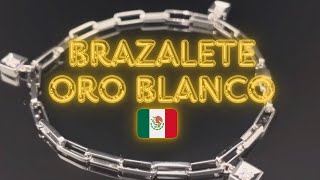 Fabricamos un Brazalete de Oro Blanco 10k Personalizado en Tiempo Récord por 1400 USD [upl. by Laemsi6]