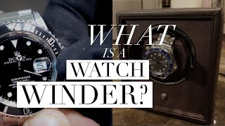 Whats the point in Watch Winders Watch Winders Explained [upl. by Ellohcin]