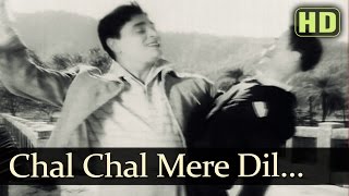 Chal Chal Mere Dil  Meena Kumari  Rajendra Kumar  Akeli Mat Jaiyo  Old Hindi Mukesh Songs [upl. by Bull]