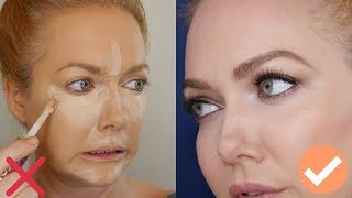 Over 35 40  Stop Doing Your Concealer Like A YouTuber  Tips  Tutorial from a Pro MUA [upl. by Eseenaj757]