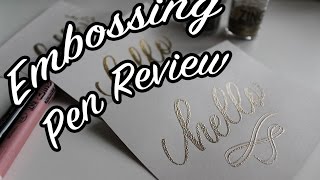 REVIEW Embossing Pens [upl. by Reisman]