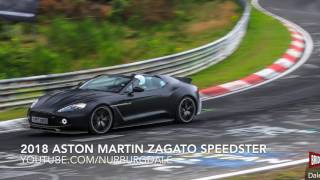 £13m Aston Martin Vanquish Zagato Speedster on the Nürburgring [upl. by Elkin533]