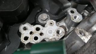 Nissan 350z  G35 VVT Solenoid Test amp Clean [upl. by Kcerred]