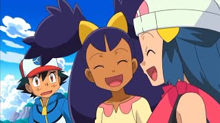 Dawn And Iris Making Fun Of Ash 😁😏 Hindi Pokémon Season 15 In Hindi [upl. by Ynohtona634]