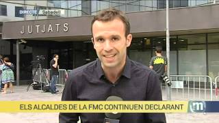 TV3  Els Matins  Els alcaldes de la FMC continuen declaran [upl. by Ahsaten875]