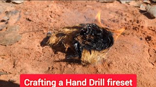 Crafting and using a Hand Drill fireset [upl. by Amahs]