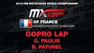 Official GoPro Lap of Villars sous Ecot MXGP of France 2015 [upl. by Marentic]