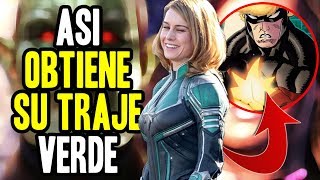 Explicado cómo Captain Marvel obtiene su traje VERDE y sus poderes [upl. by Yor]