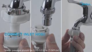 Midea Front Load Washing Machine Installation Video Lets do it with no more extra pay DIY [upl. by Ariajay414]