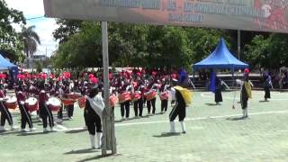 Juara 1 Festival drum band pelajar HUT Kabupaten Tabalong 2015 [upl. by Holman551]