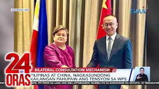 Pilipinas at China nagkasundong kailangan pahupain ang tensyon sa West Philippine Sea  24 Oras [upl. by Angelica]