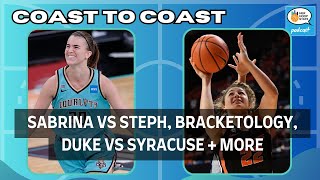 The significance of quotSteph vs Sabrinaquot NCAAW Bracketology Oregon States fun run  more [upl. by Doughty858]