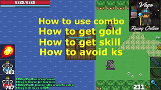 Rucoy Online Tutorial For Beginners goldcomboskill Tips  Vegetto God LV 400 [upl. by Liatnahs980]