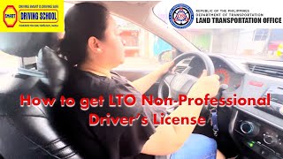 How to get LTO Student Permit  NonProfessional Drivers License  SMART DRIVING School this 2024 [upl. by Ekyt573]