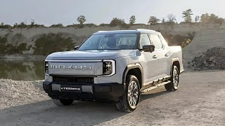 SAIC Shows Powerful Maxus eTerron 9 Electric Pickup Truck for Europe Its Bigger Than Toyota Hilux [upl. by Abbotsen]