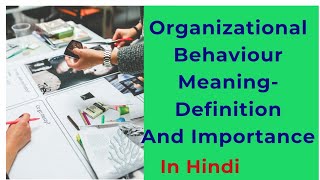 Organizational Behavior Meaning and definition and Importance of organizational Behavior [upl. by Aynnek]