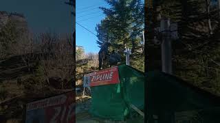 zipline adventure travel travelvlog manali [upl. by Lynden507]