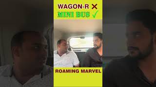 Seating Capacity of Wagon R CNG carlover automobile marutisuzuki funny videoshort shorts [upl. by Atillertse521]