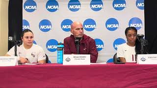 FSU Soccer  Brian Pensky Jordynn Dudley and Marianyela Jimenez discuss NCAA victory over Samford [upl. by Mira]