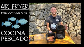 Cocina PESCADO EN AIR FRYER Freidora de Aire o en Horno 😋👌🏻  GUILLE RODRIGUEZ [upl. by Gaylord204]