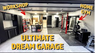 Ultimate Dream Garage Makeover DIY  Part 2  Home Gym and Workshop [upl. by Loma]