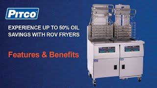 Pitco ROV Fryer Features Video [upl. by Onitnevuj]