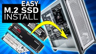 How to Install an NVMe or SATA M2 SSD in a PC [upl. by Atonsah]