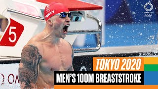 Mens 100m Breaststroke Final 🏊🏻‍♂️  Tokyo Replays [upl. by Brest]