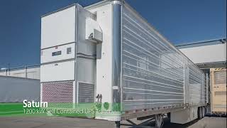 Saturn 1200kW Rental UPS Trailer [upl. by Yrdnal]