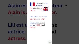 Les adjectifs en français  The adjectives in French [upl. by Adlecirg]