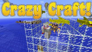 Flying Goldfish Ep2 Crazy Craft  Minecraft [upl. by Harobed925]