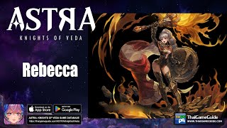 Upcoming New Character Rebecca  Character Skill Preview  ASTRA Knights of Veda [upl. by Worsham]