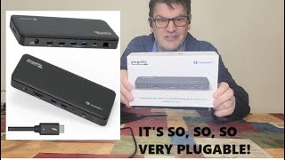 Plugable Thunderbolt 4 Dock for 4K Dual Monitors or Single 8K 100W Laptop Charging [upl. by Nairadal]