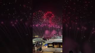 Doha Boat Show Fireworks [upl. by Etnomaj455]