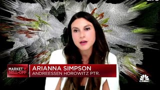 Andreessen Horowitzs Arianna Simpson on new crypto partnership [upl. by East130]