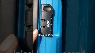 Suitcase ka lock kaise khole  how to unlock suitcase lock  Tsalock [upl. by Relyhs]