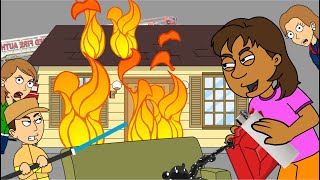 Dora Gets Grounded Dora Trespasses Ginas House  Sets it on Fire and Gets Evicted [upl. by Turro]