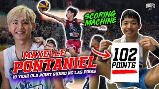 BATANG UMISKOR NG 102 POINTS SA INTERBRGY ANG BUHAY BASKETBALL NI MAXELLE PONTANIEL [upl. by Irved]