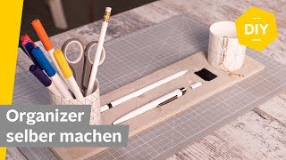 DIY Schreibtisch Organizer aus Knetbeton selber machen  Roombeez powered by OTTO [upl. by Rubel]