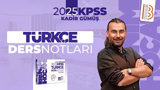 KPSS Türkçe  Tanıtım  Kadir GÜMÜŞ  2025 [upl. by Rider]