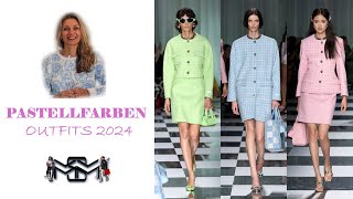 Pastellfarben Outfits für den Frühling amp Sommer 2024 [upl. by Nyleimaj881]